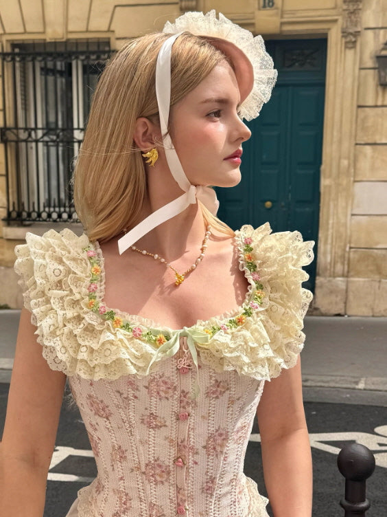 Blooming Lace Garden Corset