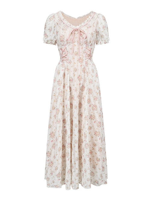 Vintage Rose Garden Corset Dress