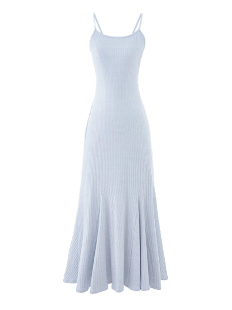 Frosted Ribbon Knit Dress & Cardigan