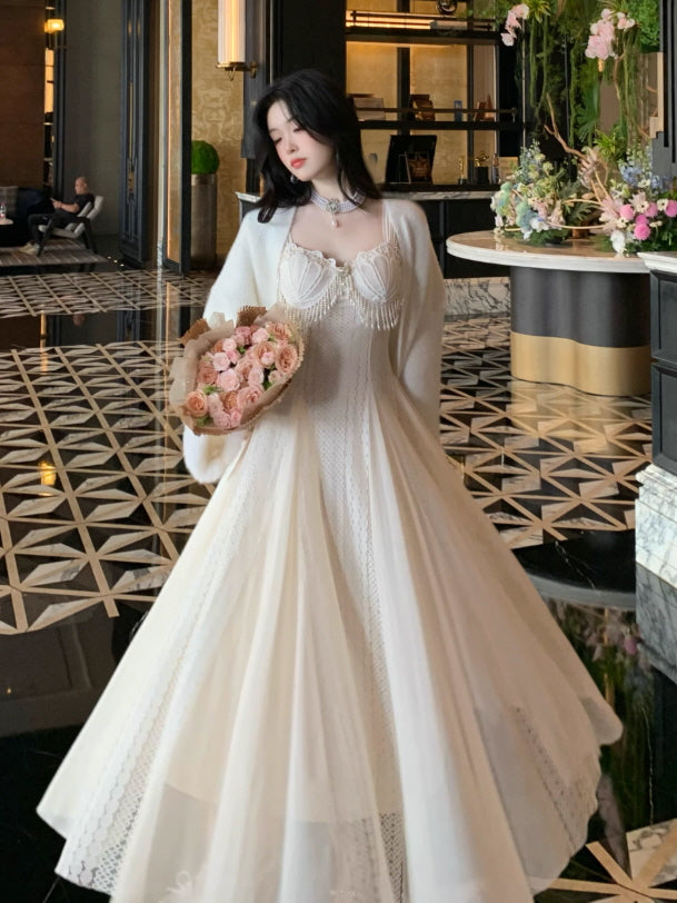 Seashell Pearl Fairytale Gown