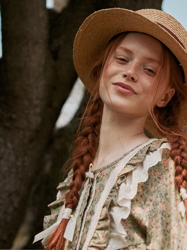 Olive Garden Lace Ruffle Loungewear Set