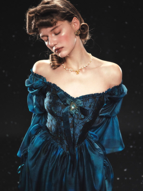 Midnight Enchantress Moonlit Gown