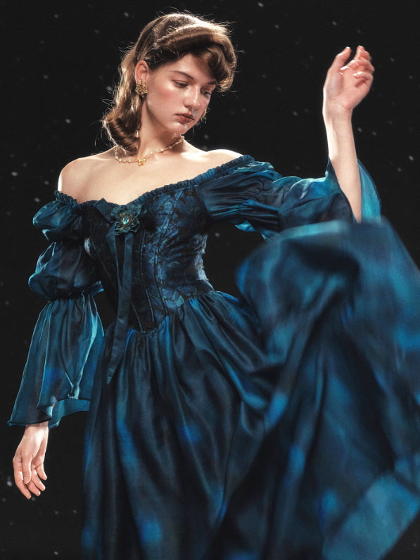 Midnight Enchantress Moonlit Gown