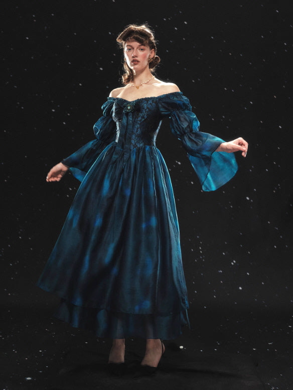 Midnight Enchantress Moonlit Gown