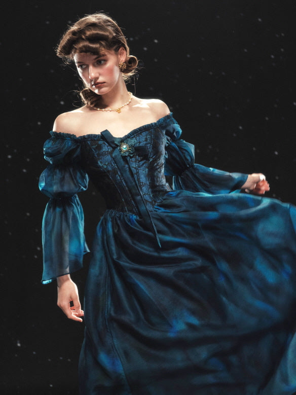 Midnight Enchantress Moonlit Gown