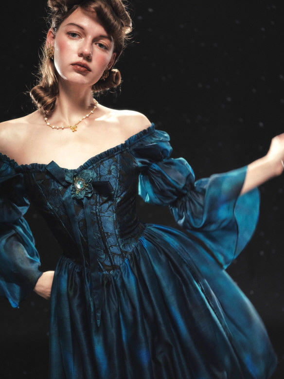 Midnight Enchantress Moonlit Gown