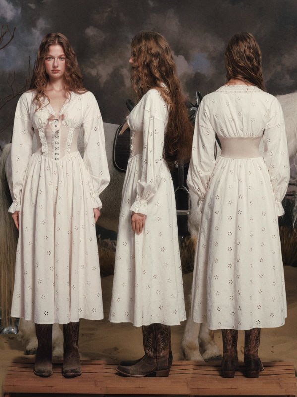 Prairie Lace Corset Meadow Dress