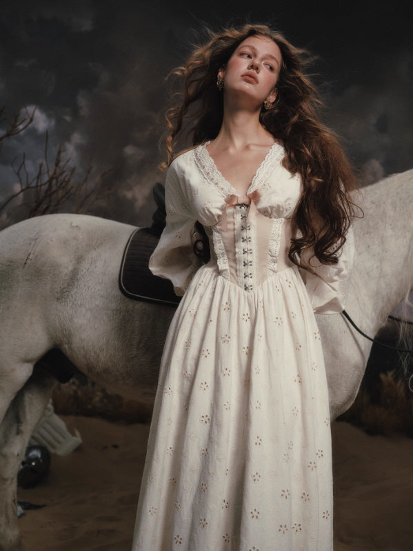 Prairie Lace Corset Meadow Dress