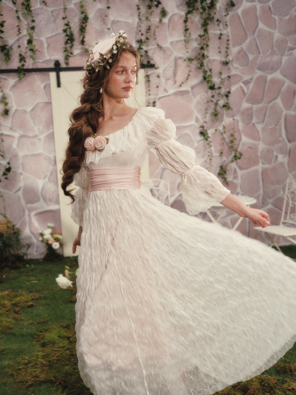 Rosy Whispers Garden Muse Dress