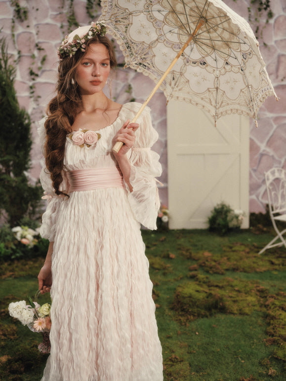 Rosy Whispers Garden Muse Dress