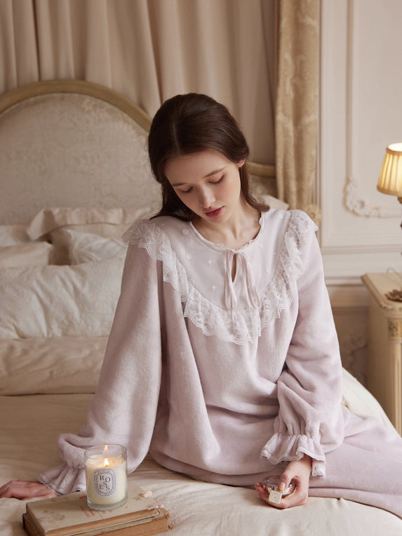 Blossom Lace Morning Soft Loungewear Set