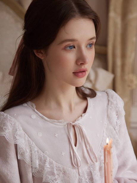 Blossom Lace Morning Soft Loungewear Set