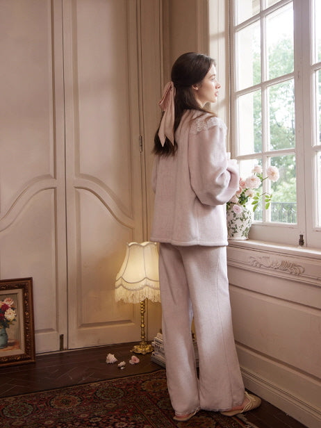 Blossom Lace Morning Soft Loungewear Set