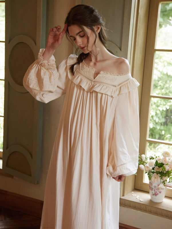 Whispering Dawn Vintage Nightgown