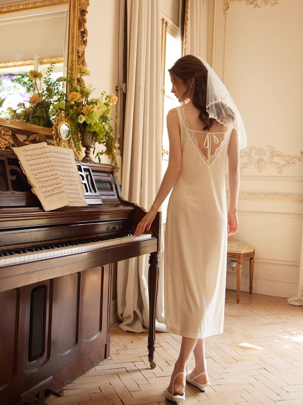 Moonlit Lace Reverie Nightgown & Robe