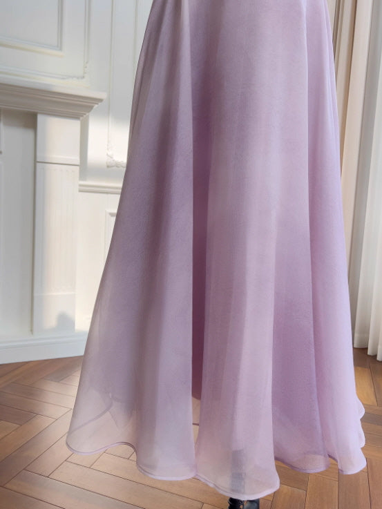 Lavender Whisper Corset Fairy Dress