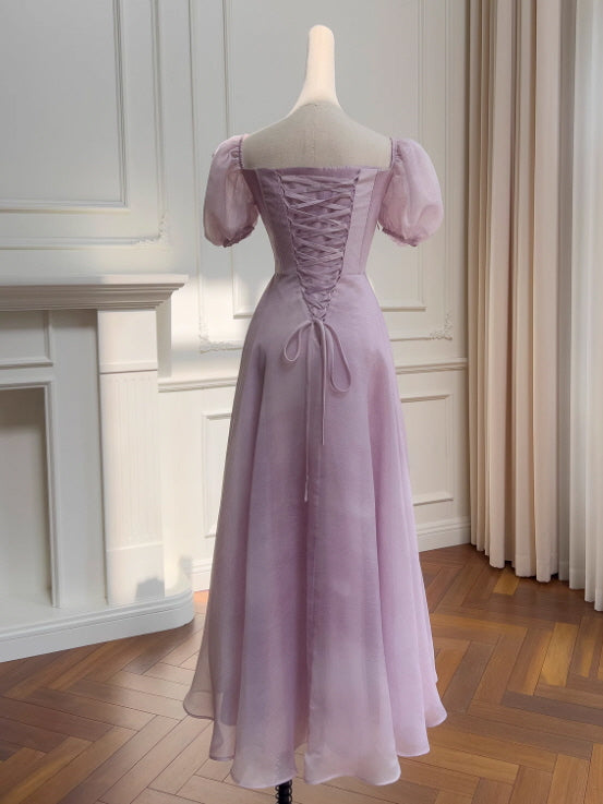 Lavender Whisper Corset Fairy Dress