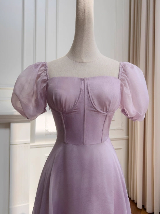 Lavender Whisper Corset Fairy Dress