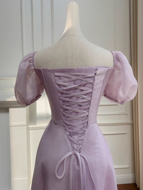 Lavender Whisper Corset Fairy Dress
