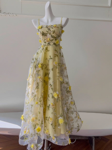 Lemon Bloom Garden Dress