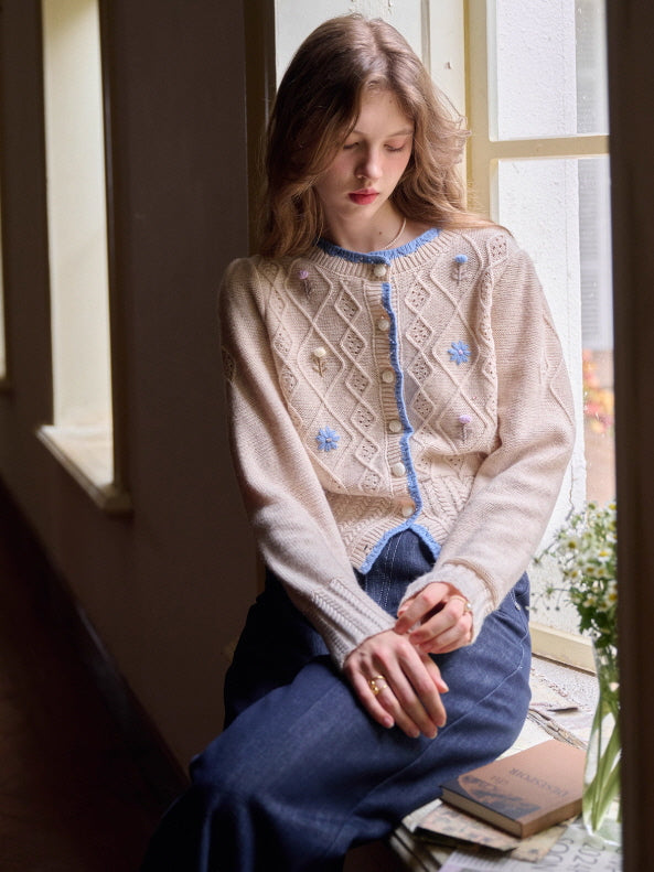 Blossom Stitch Vintage Cardigan