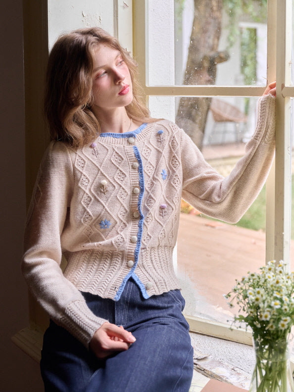 Blossom Stitch Vintage Cardigan