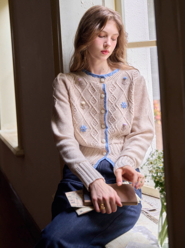 Blossom Stitch Vintage Cardigan