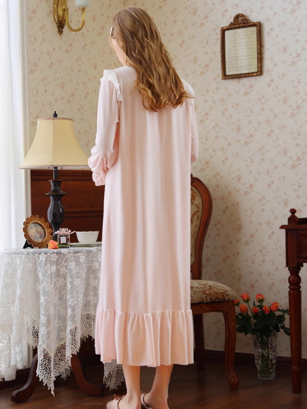 Retro Velvet Princess Nightgown
