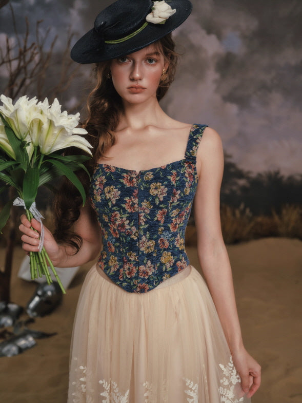 Midnight Garden Tapestry Corset
