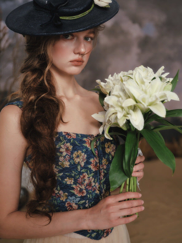 Midnight Garden Tapestry Corset