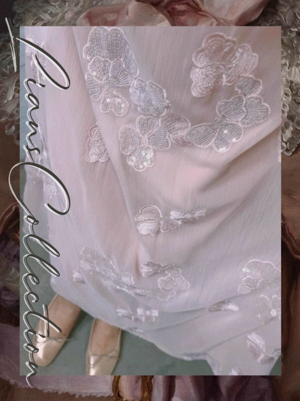 Blush Petal Sequin Vintage Fairy Dress