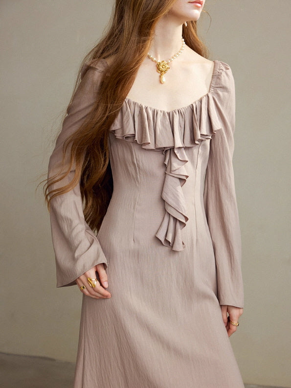 Romantic Ruffle Muse Long Dress