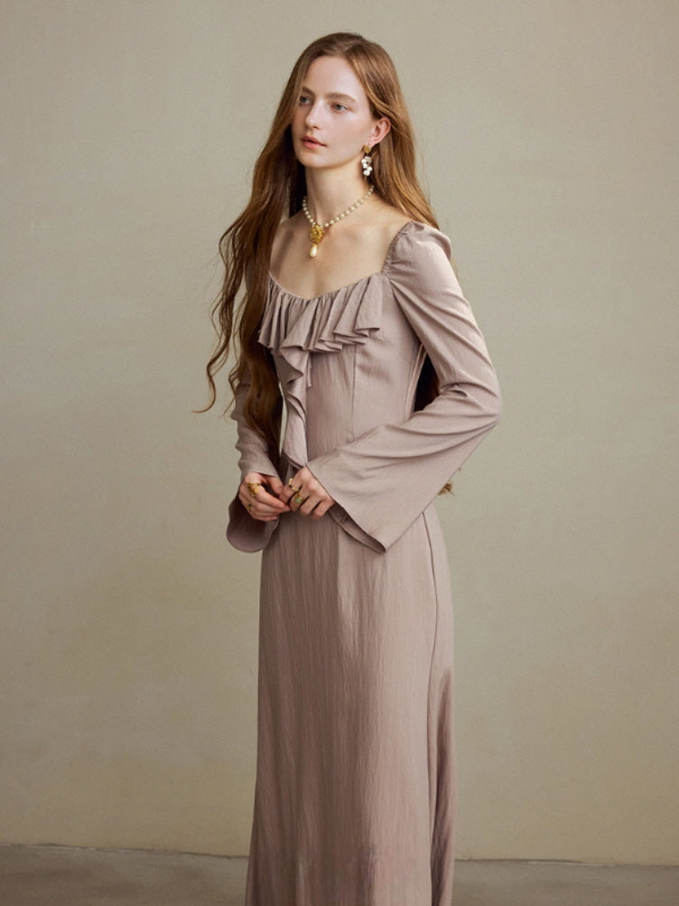 Romantic Ruffle Muse Long Dress
