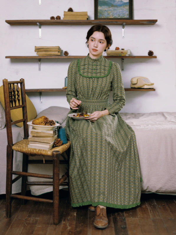 Moss Meadow Storybook Prairie Dress