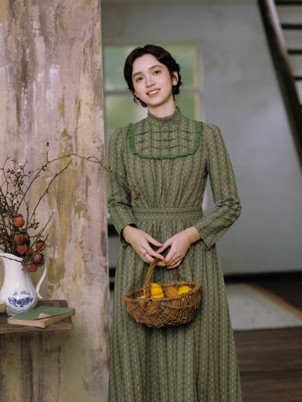 Moss Meadow Storybook Prairie Dress