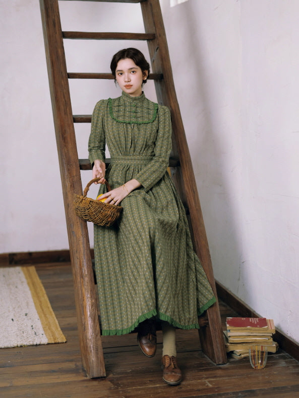 Moss Meadow Storybook Prairie Dress