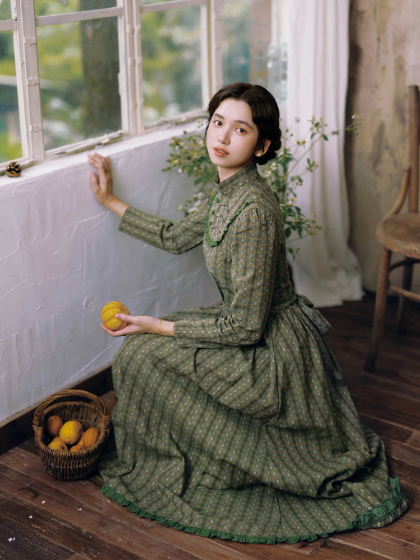 Moss Meadow Storybook Prairie Dress