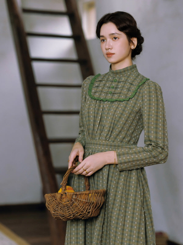 Moss Meadow Storybook Prairie Dress