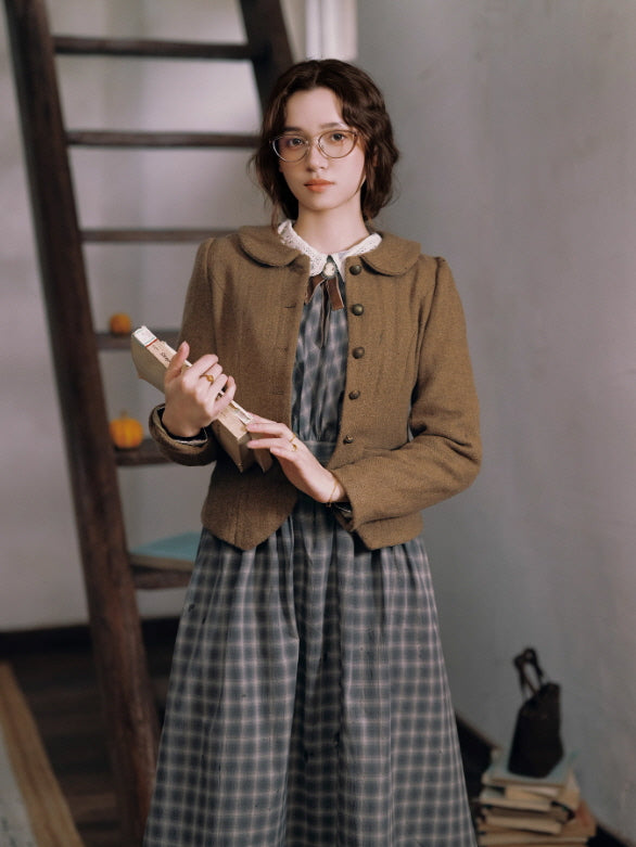 Vintage Scholar Heritage Jacket & Pleated Skirt