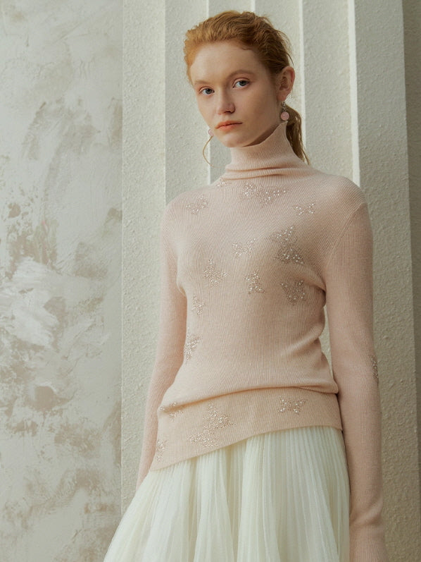 Butterfly Stardust Turtleneck Knit
