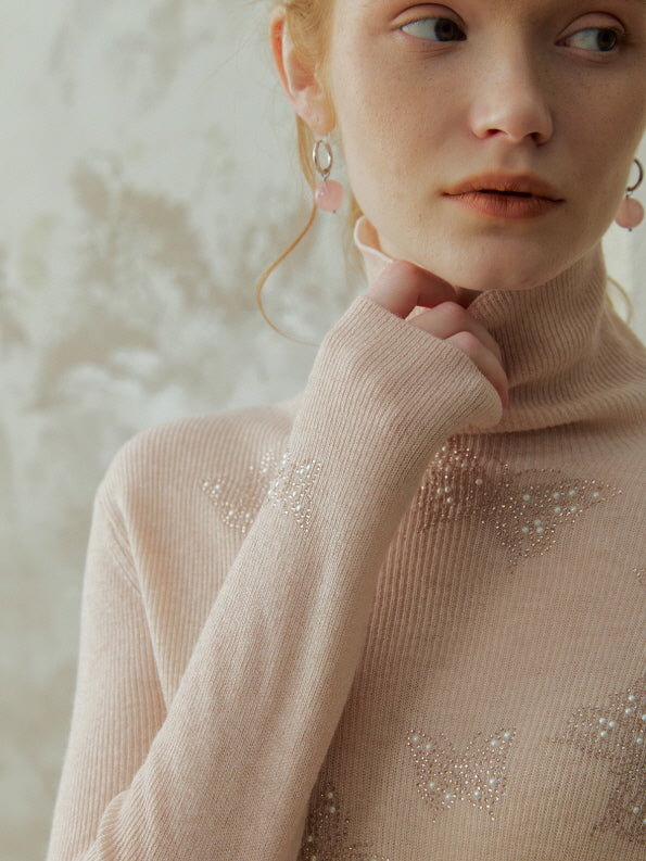 Butterfly Stardust Turtleneck Knit