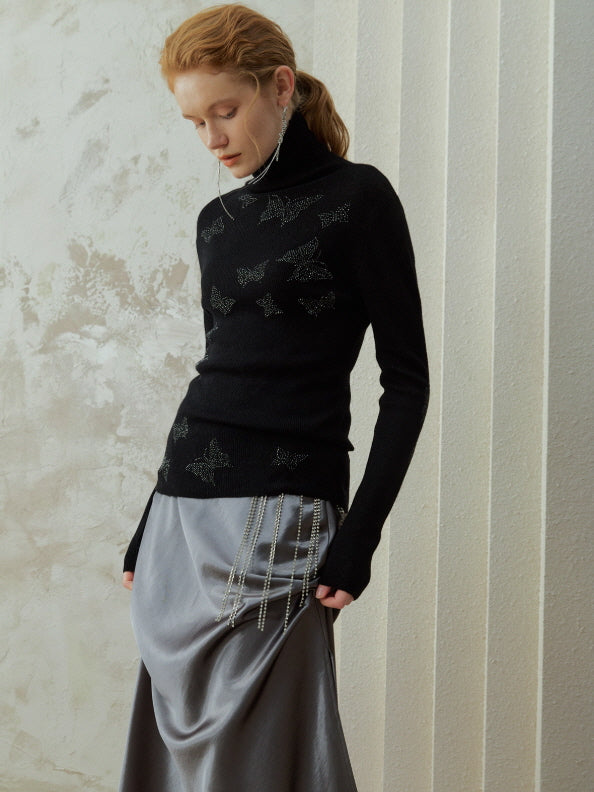 Butterfly Stardust Turtleneck Knit