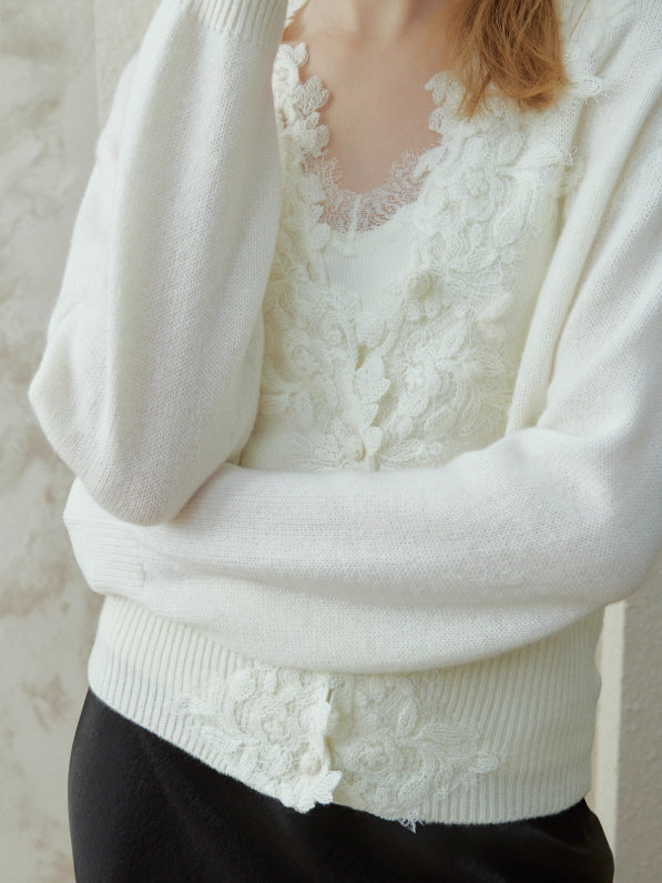 Heirloom Lace Garden Cardigan
