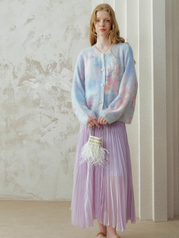 Pastel Cloud Garden Cardigan