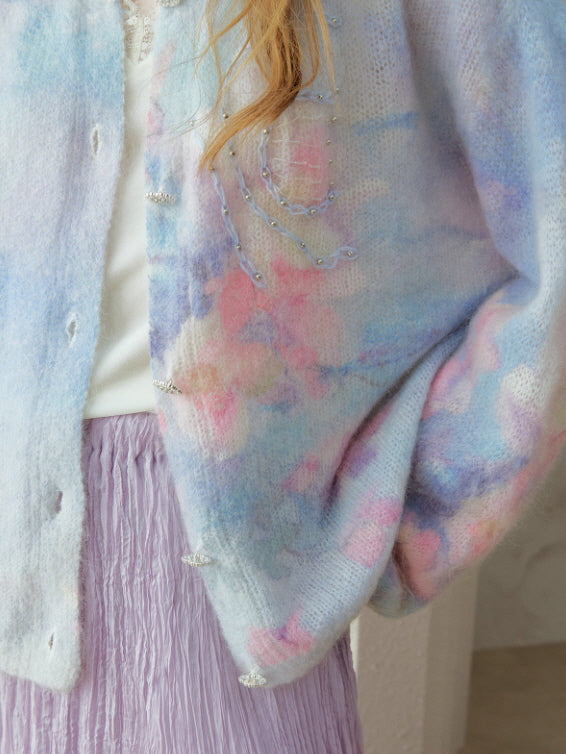 Pastel Cloud Garden Cardigan