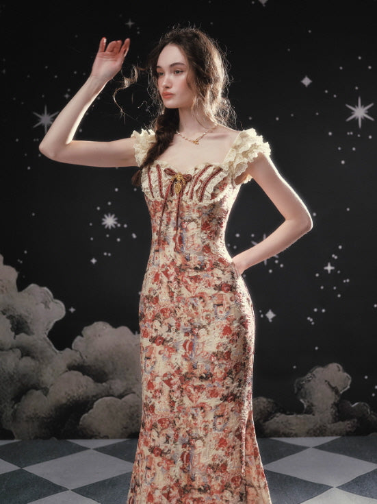 Starlit Rose Corset Dress
