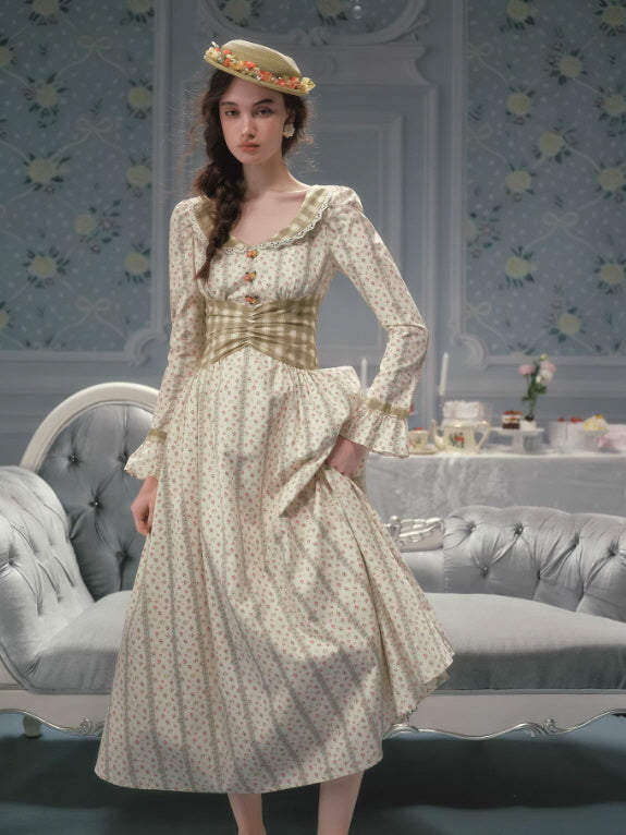 Meadow Heirloom Floral Corset Dress