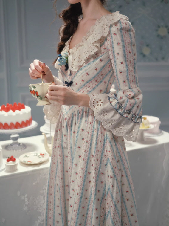 Bluebell Whisper Ribbon Dress