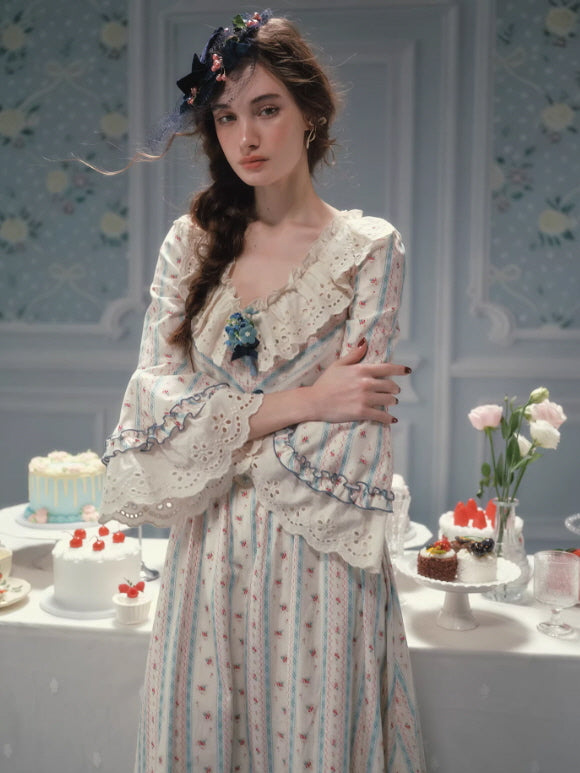 Bluebell Whisper Ribbon Dress