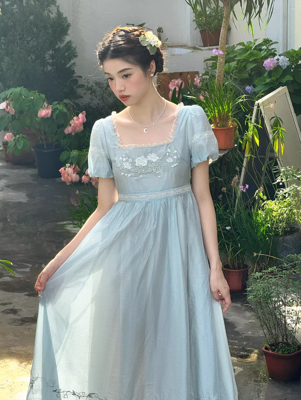 Enchanted Rose Lace Maxi Dress | Romantic Fairytale & Princesscore Style S Enchanted Rose Lace Maxi Dress | Romantic Fairytale & Princesscore Style S